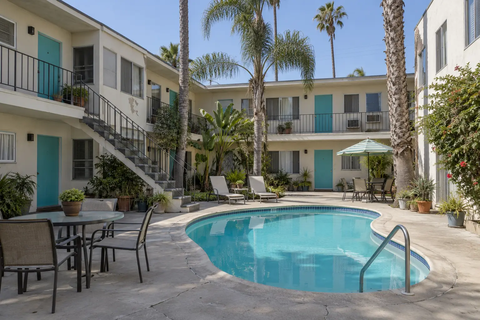 AI visualization of a Los Angeles multifamily community