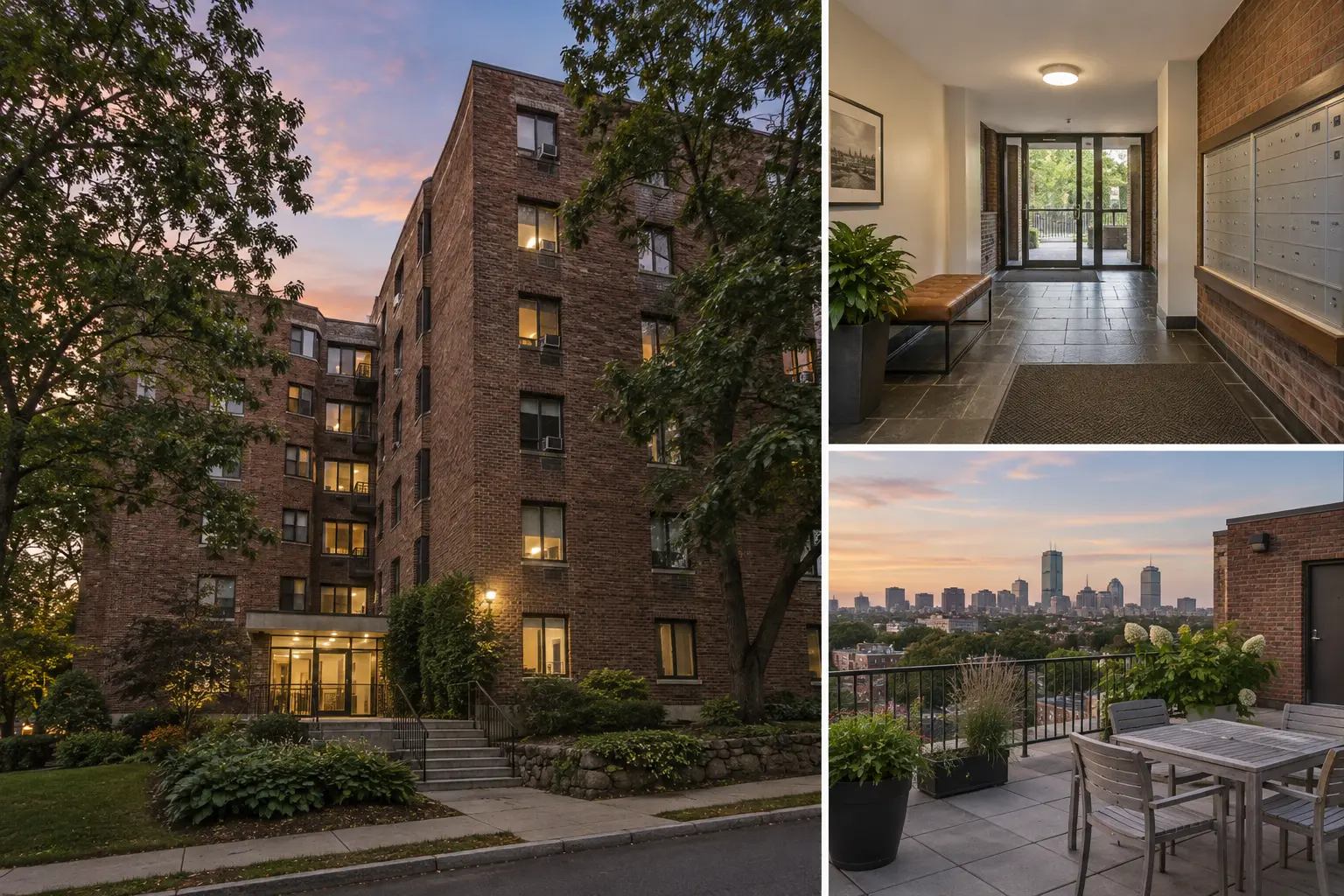 AI visualization of a Greater Boston multifamily community