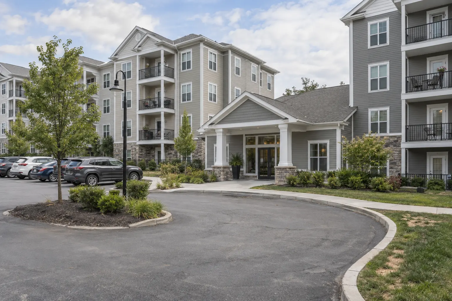 AI visualization of a MetroWest multifamily community