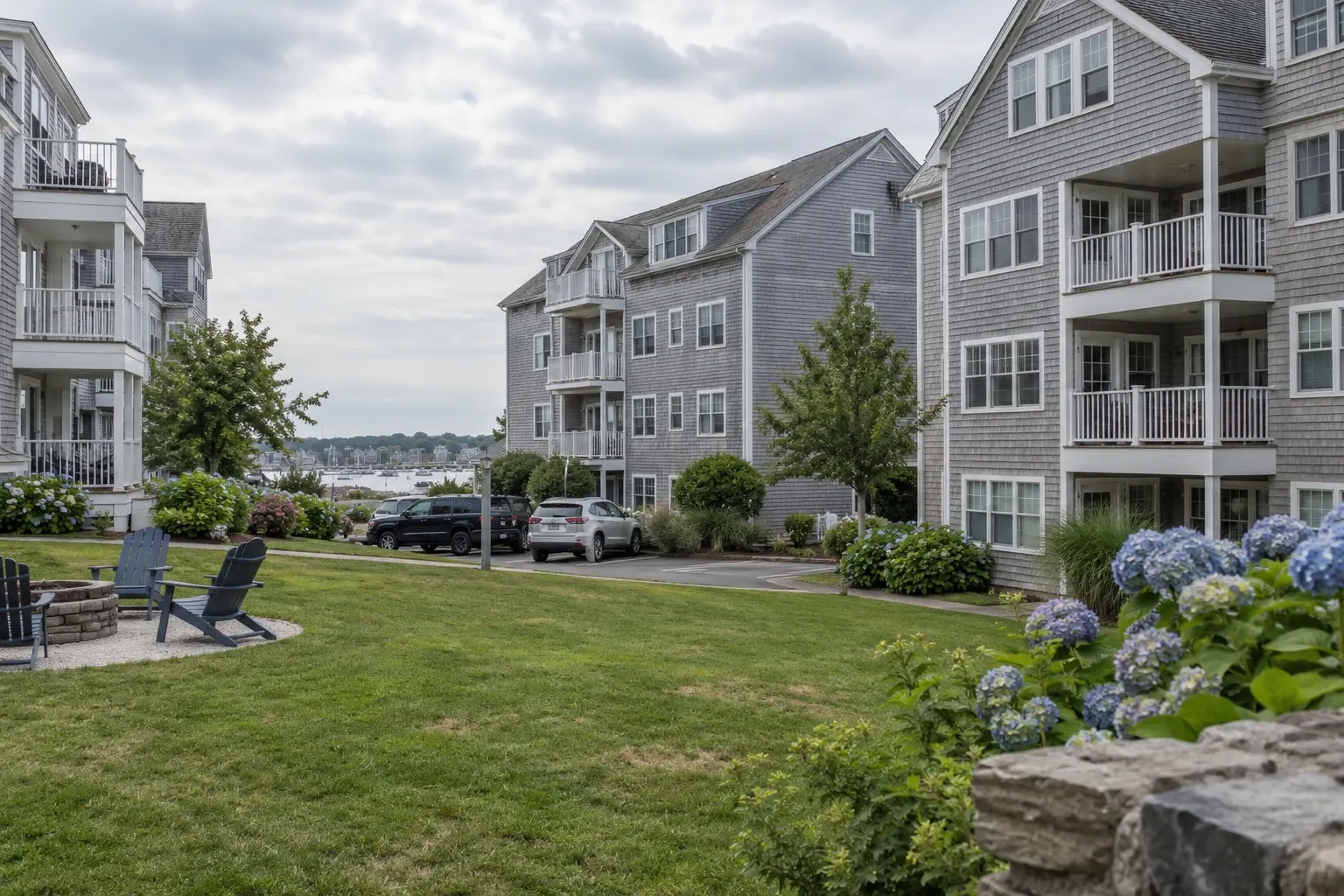 AI visualization of a North Shore multifamily community